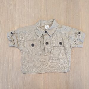 Banana Republic Kids Beige Button-Down Shirt